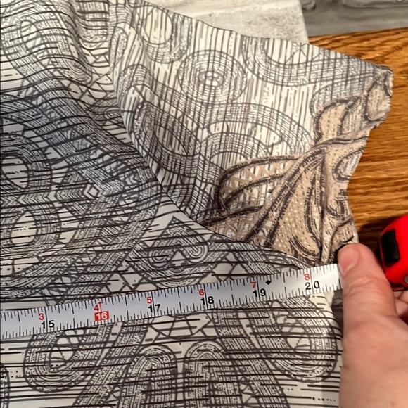 Rokoko Elegant Patterned Short Sleeve Dress small polyester - Picture 11 of 12